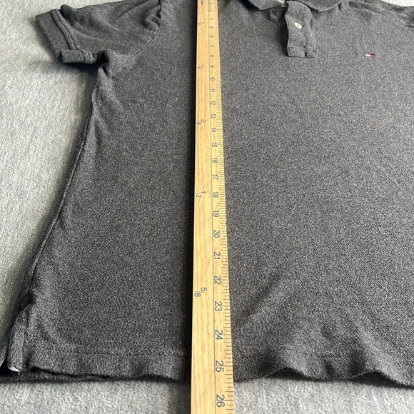 Tommy Hilfiger Men's Gray Polo Shirt - Picture 3 of 6